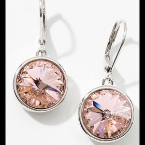Touchstone Crystal by Swarovski Lulu earrings Vintage Rose BNIB